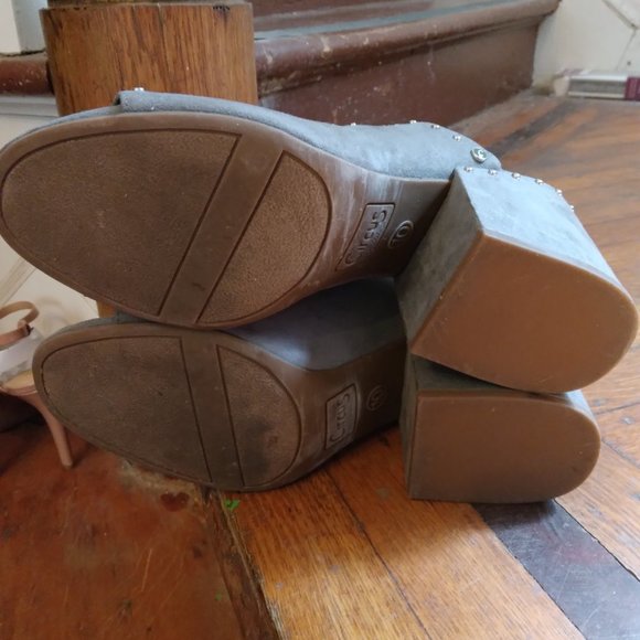 🔥5/$20 CIRCUS FAUX SUEDE CHUNKY HEEL - Picture 3 of 5